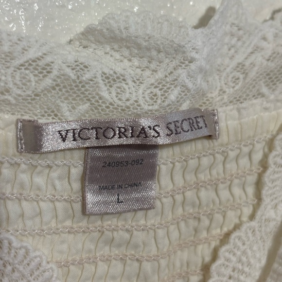 Victoria’s Secret 100% Cotton Midi Nightgown Size L | dainty | feminine | classy - Picture 2 of 6